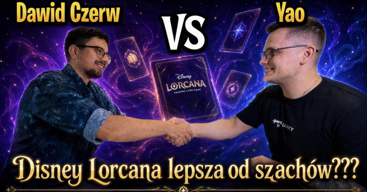 Szachista przy stole Lorcany: Dawid Czerw debiutuje w Disney Lorcana