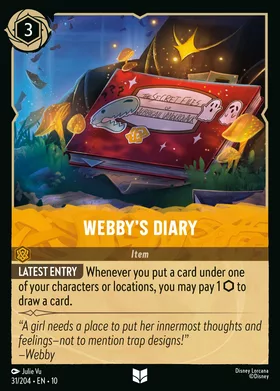 Webby's Diary