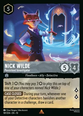 Nick Wilde - Persistent Investigator